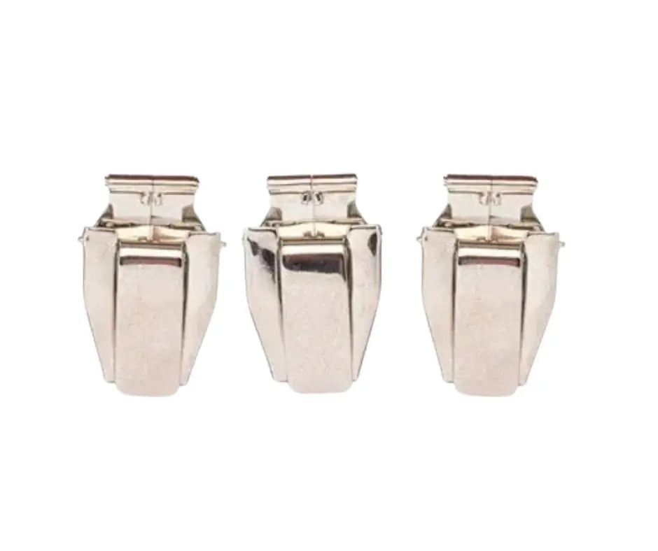 Set van 3 bretels clips – zilverkleurig - Accessoires van het merk Hein Strijker