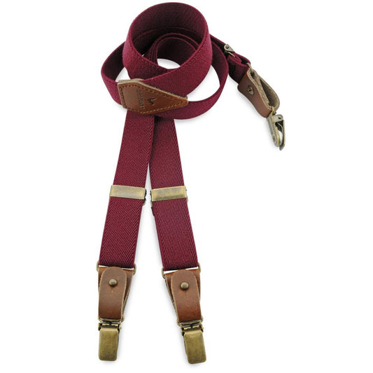 Kinderbretels Buck Burgundy