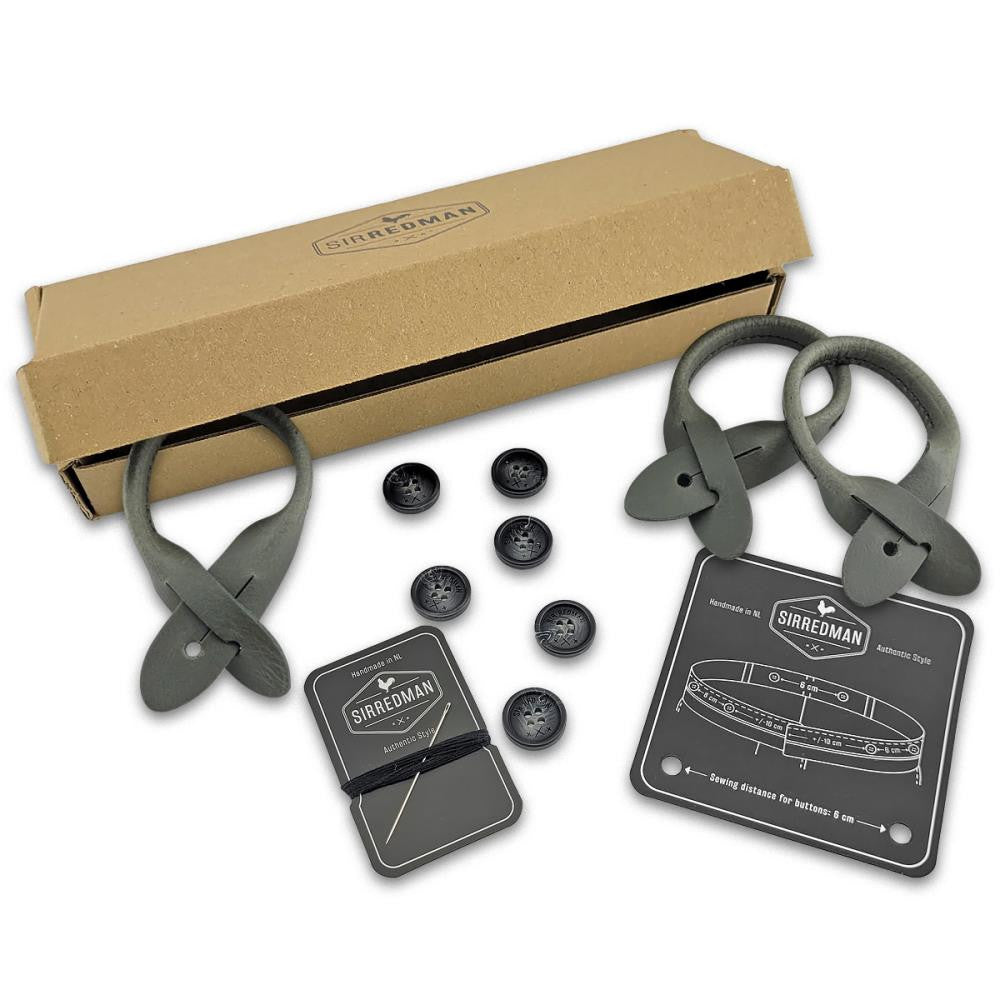 Bretels accessoire set - grijs