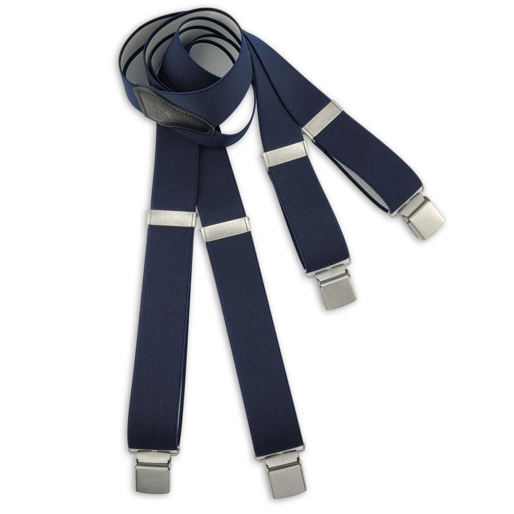 XL bretels marineblauw