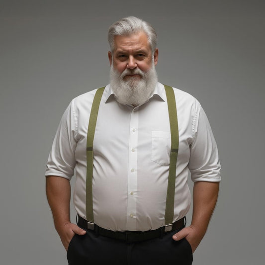 XL bretels olijfgroen