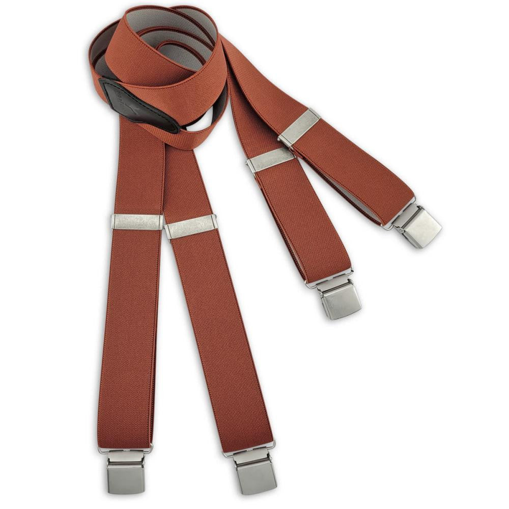 XL bretels roest - Extra lange bretels van het merk Sir Redman