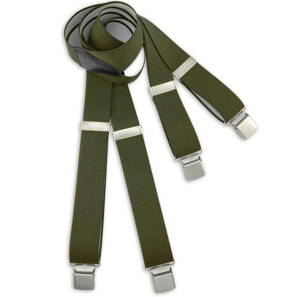 XL bretels legergroen