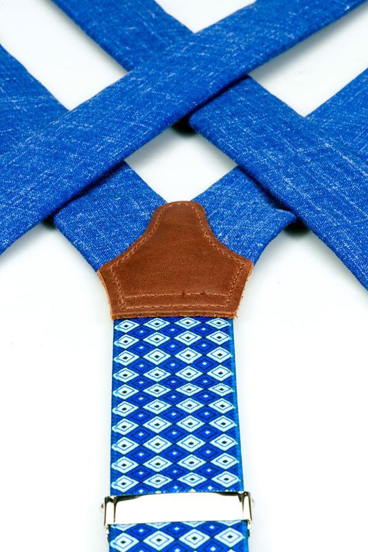 Blauwe Albert Thurston bretels