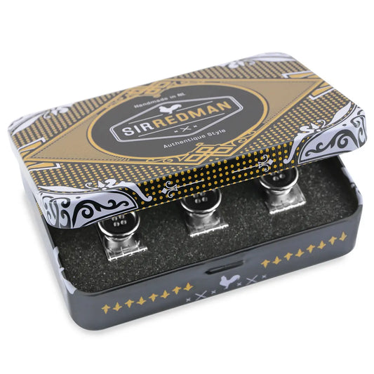 Sir Redman set losse bretel knoopjes verzilverd - Accessoires van het merk Sir Redman