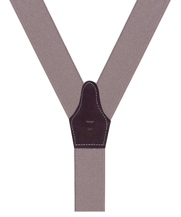 Klassieke bruine bretels voor heren van het merk Profuomo