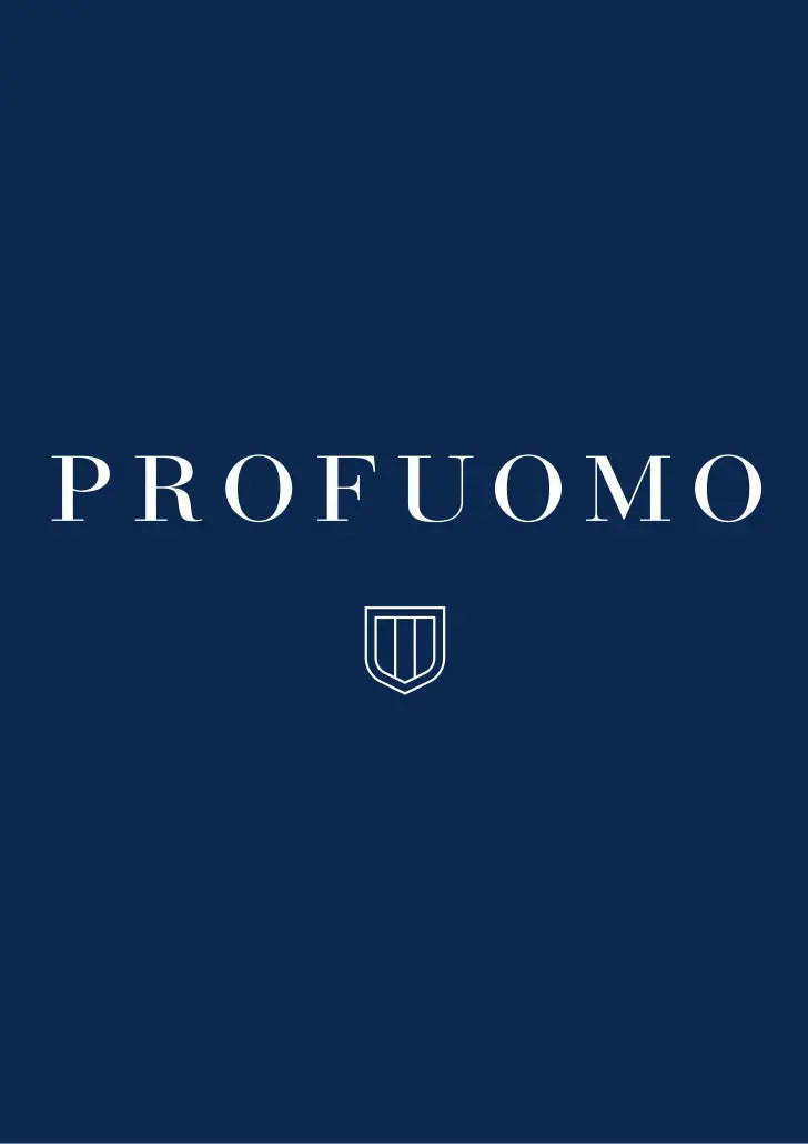 Koningsblauwe bretels met luxe lederen details - Heren van het merk Profuomo