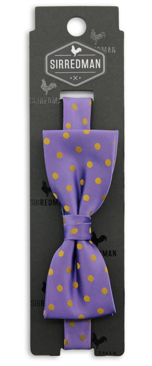 Sir Redman strik Satin Dot - Bretels.nl