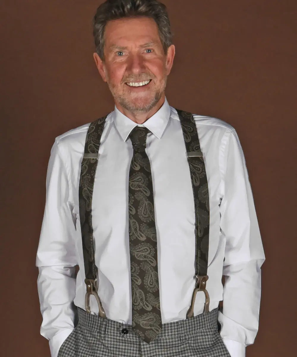 Sir Redman Luxe bretels Paddy Paisley bruin - Alle van het merk Sir Redman