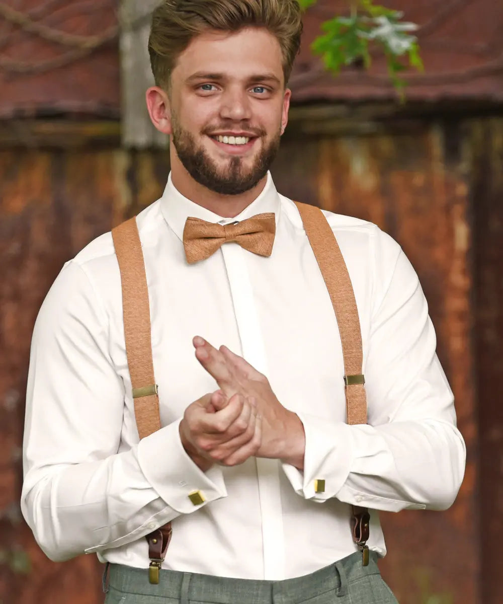 Sir Redman luxe bretels Festa Fortuna Terracotta - Alle van het merk Sir Redman