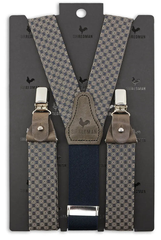 Sir Redman luxe bretels Modern Gentleman Navy - Alle van het merk Sir Redman