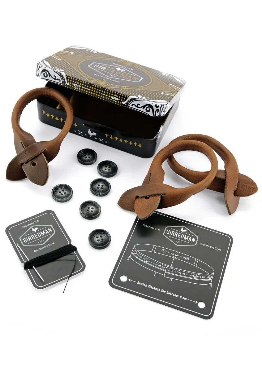 Sir Redman luxe bretels Brave Brownie - Heren van het merk Sir Redman