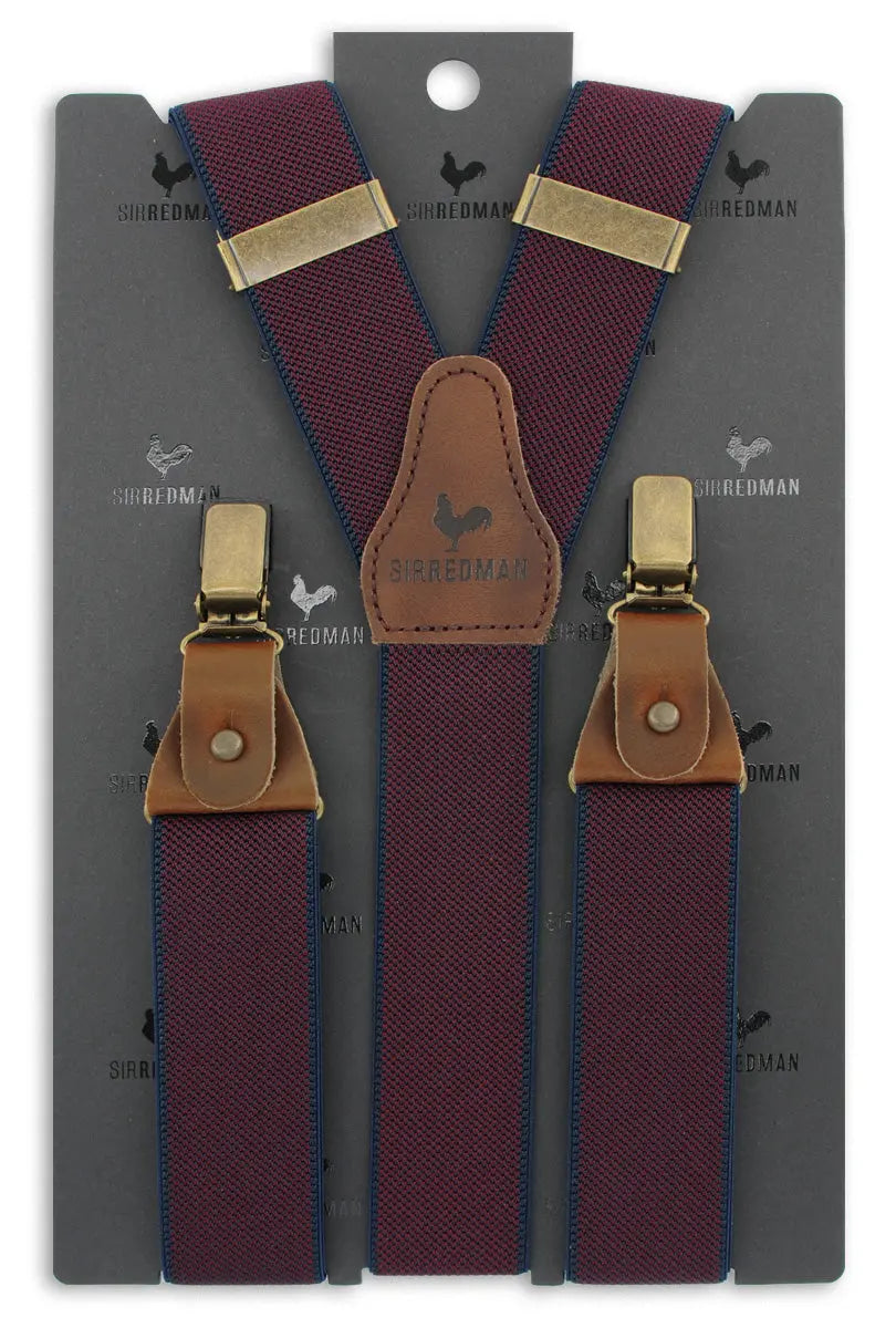 Sir Redman luxe bretels Crushed Berry - Alle van het merk Sir Redman