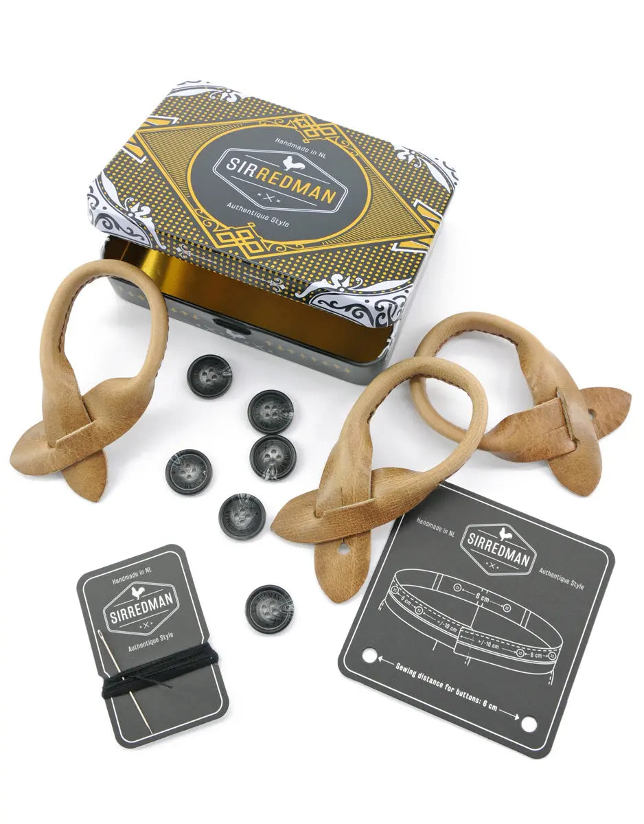 Sir Redman luxe bretels Gracefull Groom green - Heren van het merk Sir Redman