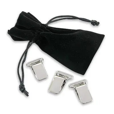 Sir Redman set losse bretelclips 20mm - zilver - Heren van het merk Sir Redman
