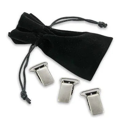 Sir Redman set losse bretelclips 20mm - antiek zilver - Heren van het merk Sir Redman