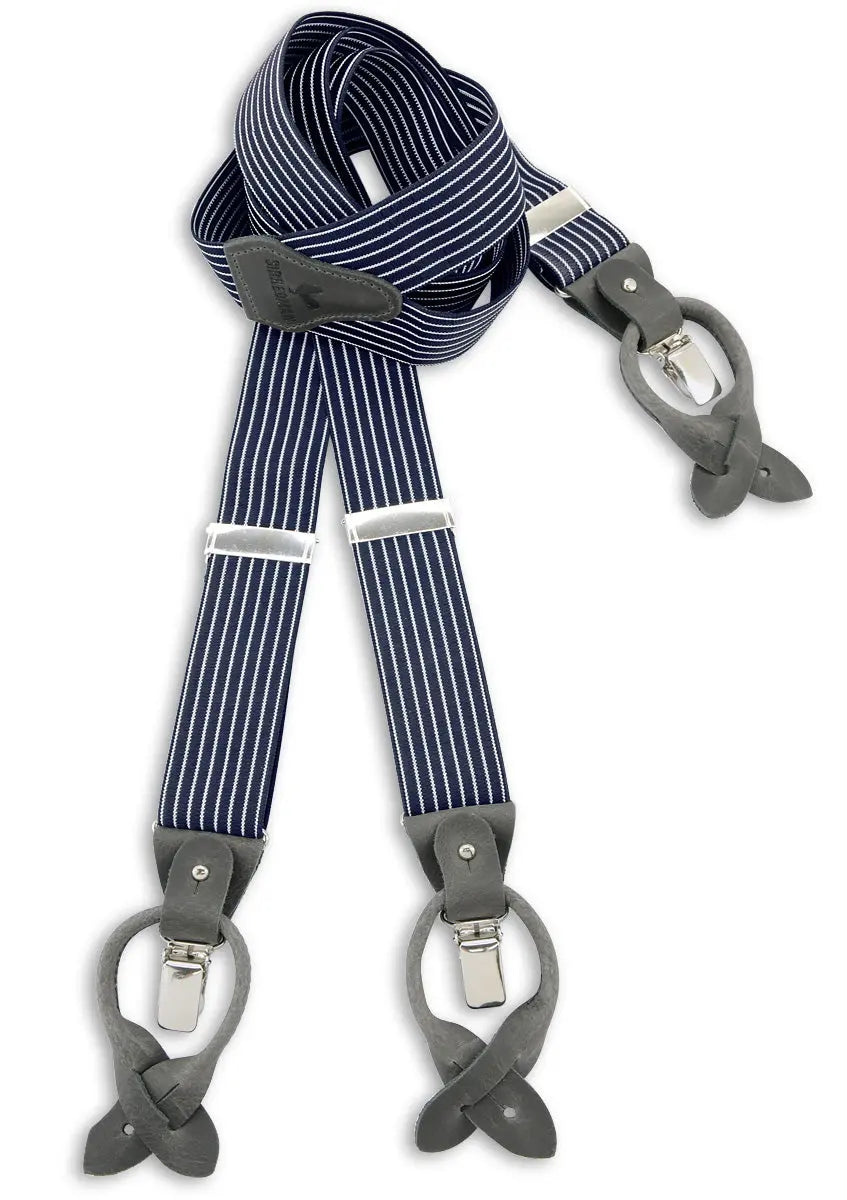 Sir Redman bretels combi pack Striped Gent grijs - Heren van het merk Sir Redman