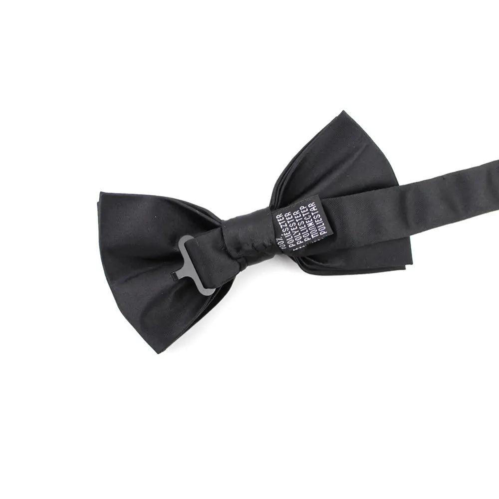 Zwarte vlinderdas - rock solid - Strikjes van het merk Hein Strijker