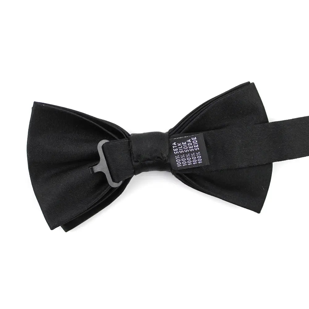 Zwarte vlinderdas van zijde - Strikjes van het merk Hein Strijker