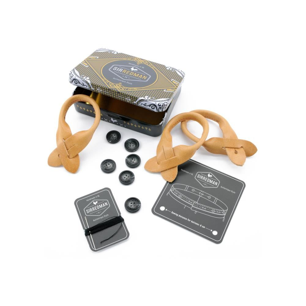 Sir Redman suspenders combi pack Soft Paisley