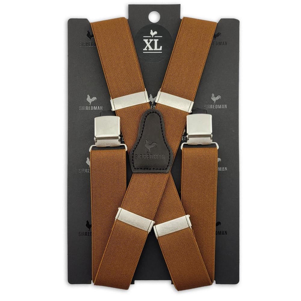 XL bretels cognac