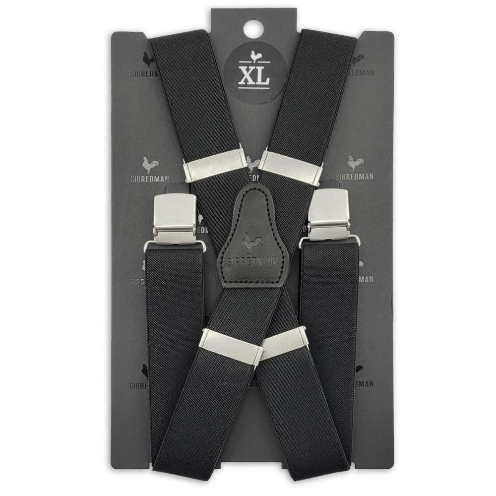 XL bretels zwart