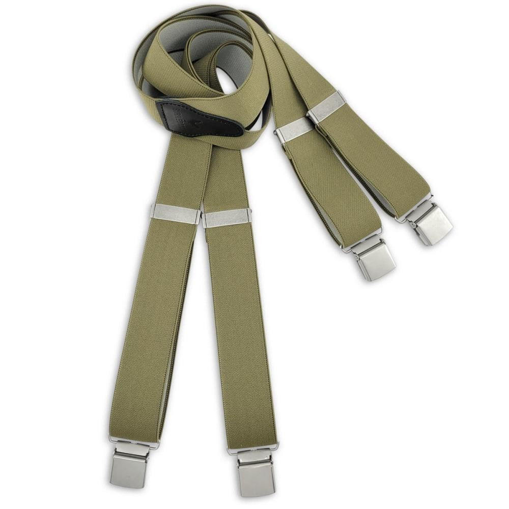 XL bretels olijfgroen