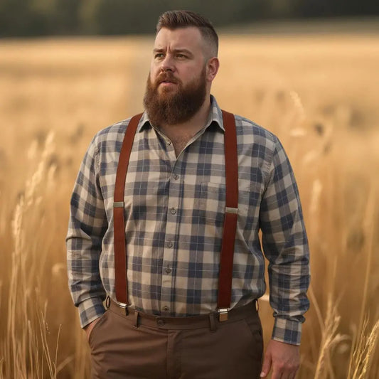 XL bretels roest - Extra lange bretels van het merk Sir Redman