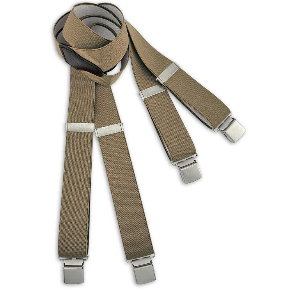 XL bretels taupe - Extra lange bretels van het merk Sir Redman