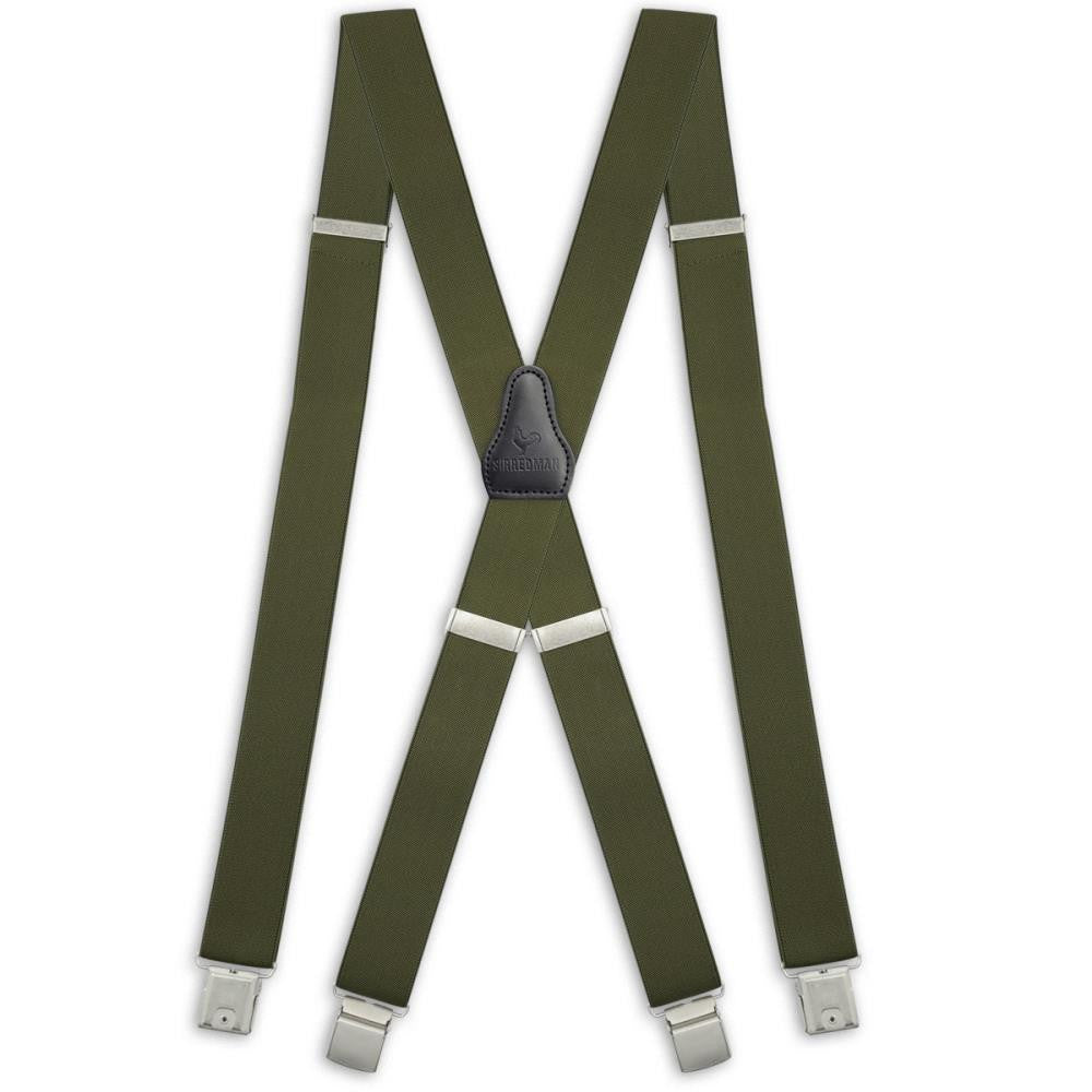 XL bretels legergroen
