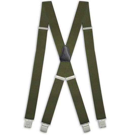 XL bretels legergroen