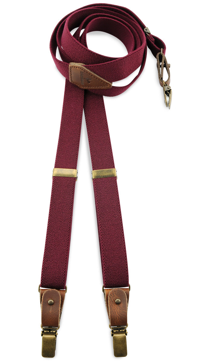 Sir Redman bretels combi pack Mr. Buck Burgundy