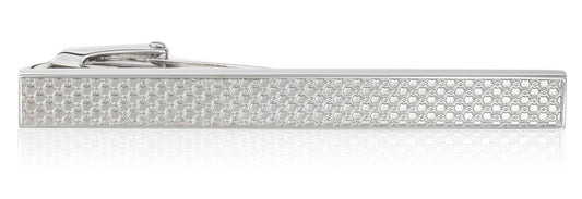 Dasspeld zilverkleurig - Bretels.nl