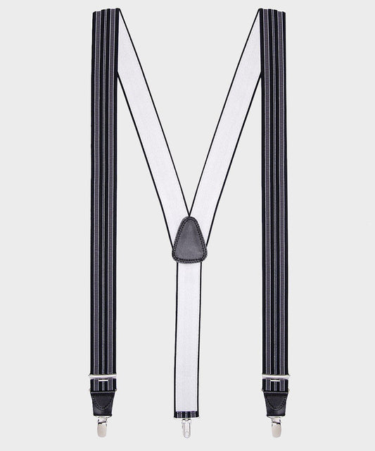 Grijze bretels strepen 