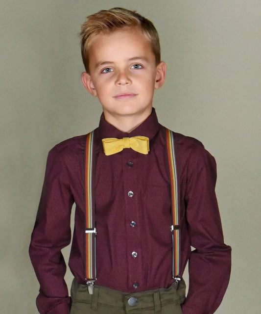 JZK Oranje kinderen vlinderdas en bretels set voor jongens onder de 135cm, verstelbare clip-on bretels met vlinderdas voor kleine kinderen jongens meisjes voor bruiloft, feest, fancy dress kostuum JZK Oranje kinderen vlinderdas en bretels set voor jongens onder de 135cm, verstelbare clip-on bretels met vlinderdas voor kleine kinderen jongens meisjes voor bruiloft, feest, fancy dress kostuum