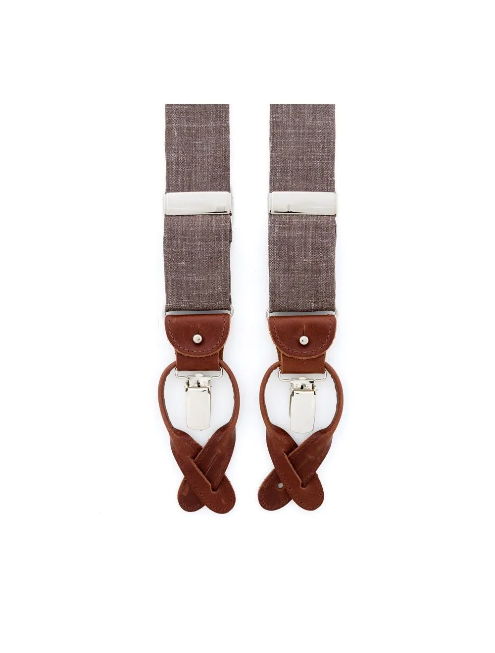 Rondsel In het algemeen knuffel Bruine bretels, handgemaakt van exclusieve Hardy Minnis wol uit Engeland |  Bretels.nl